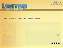 Tablet Screenshot of lakeviewstorage.com